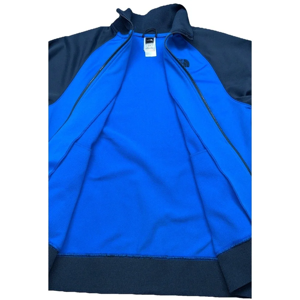 The North Fave Full Zip Polyester Pullover, Boys XL, 2‎ Tone Blue